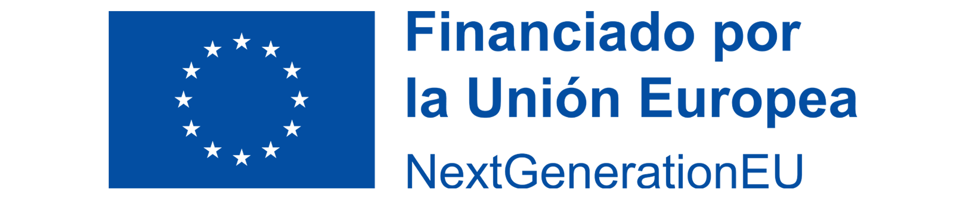 Logo Financiado por la Union Europes, fondos NextGeneration